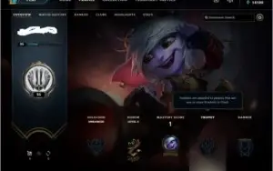 Conta Lol lvl 25 unranked capsulas intactas