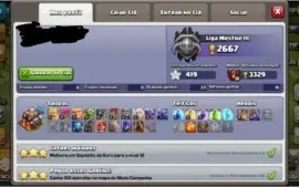 Conta Cash of clans