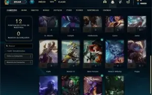 Conta ouro 2 com 25 Champs e 4 Skins + 11 Fragmentos