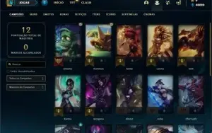 Conta ouro 2 com 25 Champs e 4 Skins + 11 Fragmentos