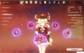 Conta GENSHIN - [NA] - AR 37 - Klee