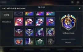 ESMERALDA IV + 9 SKINS (1 LENDÁRIA) + 37 +1 CAMPEÕES + PASSE