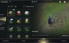 ESMERALDA IV + 9 SKINS (1 LENDÁRIA) + 37 +1 CAMPEÕES + PASSE