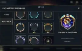 ESMERALDA IV + 9 SKINS (1 LENDÁRIA) + 37 +1 CAMPEÕES + PASSE