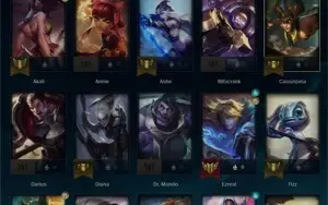 Conta de Lol - Diamante 2 - MMR BOM - 114 REAIS