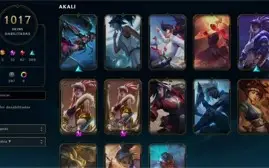 Conta de LoL com mais de 1000 Skins (Quase todas Lendárias)