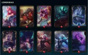 Conta D1 (Grão-Mestre) s10 127 champs, 127 skins