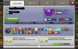 VILA - CLASH OF CLANS - 692 ESTRELAS/GUERRA