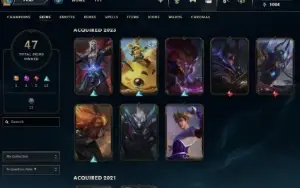 Conta platina 4 com skins e conteúdos raros