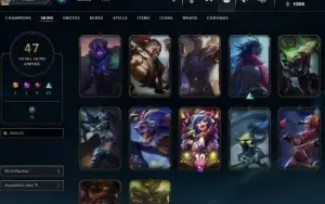 Conta platina 4 com skins e conteúdos raros