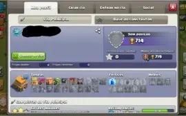 conta clash of clans/ clash royale