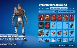 Conta Fortinite Temporada 2,Kratos,Temporada Marvel Completa