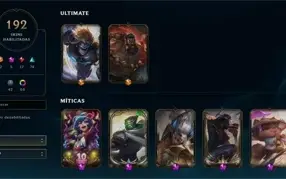 Conta League of Legends - conta main de 2017, plat, 190 skin