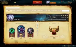 Conta Gold 1 +92 Champions +80 Icones +16 Skins +6 Pag.Runas