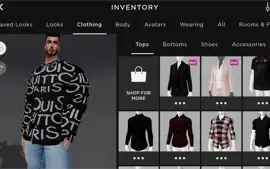 Vende-se conta masculina no IMVU
