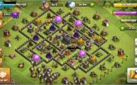 Conta Clash Of Clans Cv9 Full heróis 30/27 + 2124 gemas