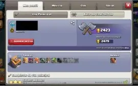 Conta Clash Of Clans Cv9 Full heróis 30/27 + 2124 gemas