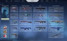 Conta Valorant com várias skins
