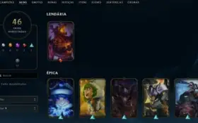 Conta League of Legends Full Acesso - 46 Champs e 46 Skins