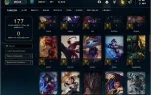 Conta ouro 1 na md10 ainda com 35 skins e 53 champs