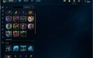 CONTA PLATINA  🌟 190 SKINS 🌟 TODOS OS CAMPEOES