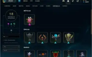 CONTA PLATINA  🌟 190 SKINS 🌟 TODOS OS CAMPEOES