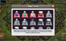 CLASH OF CLANS CV 9 BARATO