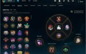 CONTA D1 I 1158 SKINS I TODOS OS EMOTES I EX CHALLENGER