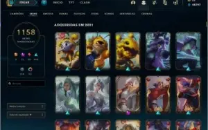 CONTA D1 I 1158 SKINS I TODOS OS EMOTES I EX CHALLENGER