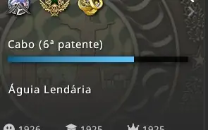 Conta CSGO, level 170 Steam, 8 medalhas