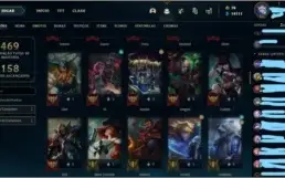 Conta de Lol, lvl 401 baratinho