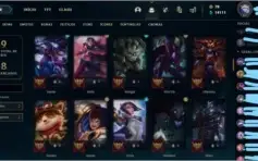 Conta de Lol, lvl 401 baratinho