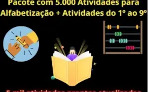 5.000 Atividades para Alfabetização + Atividades do 1º ao 9º