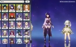 Genshin Impact AR52 Raiden+Nahida +Yelan c1+Venti +Yoimiya++