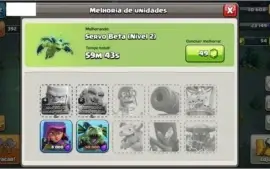 CONTA CLASH OF CLANS; CV10 - TOP