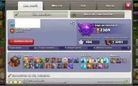 CONTA CLASH OF CLANS; CV10 - TOP
