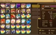 Conta start com zaiross, ganymedes e pintor água