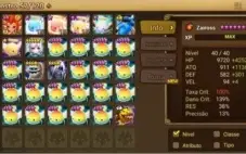 Conta start com zaiross, ganymedes e pintor água
