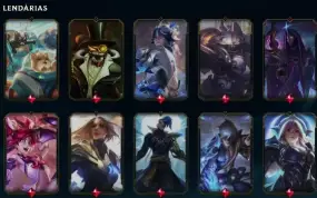 Conta Lol Lvl 743