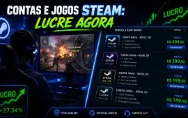 Conta Steam com jogos sucesso de vendas