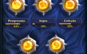 Conta com all top decks do HSREPLAY wild e padrao 200 + lend