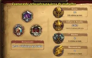 Conta com all top decks do HSREPLAY wild e padrao 200 + lend