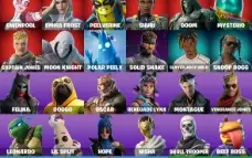 🔥conta fortnite rara com muitas skins 🔥