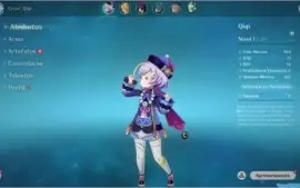 Conta com Qiqi + Lança Jade Primitiva 5 *