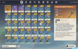 Conta com Qiqi + Lança Jade Primitiva 5 *