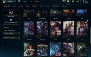 Conta diamante 3 com 31 Champs e 3 Skins