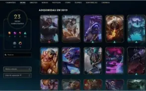 Conta de lol nivel 109 preço barato
