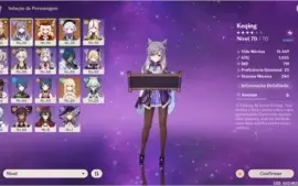 Conta genshim impact AR 42