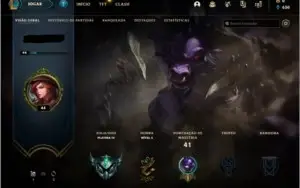 CONTA LOL PLATINA 4 52% Winrate