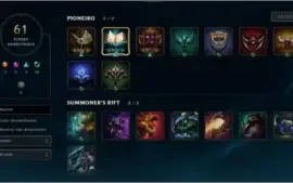 Conta LoL- Level 30 Unranked com 55 Champions